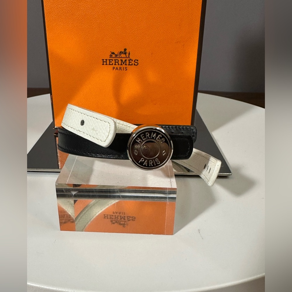 Hermes Interchangeable Looping Wrap Bracelet With… - image 2